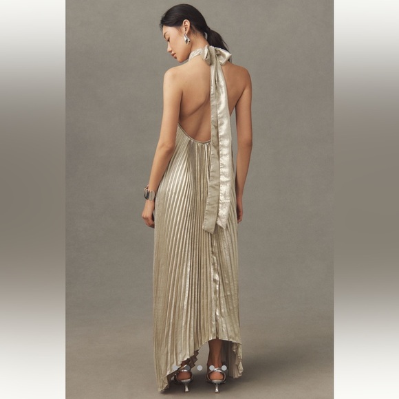 L'IDÉE Opera Halter Cutout Maxi Gown - Picture 2 of 4